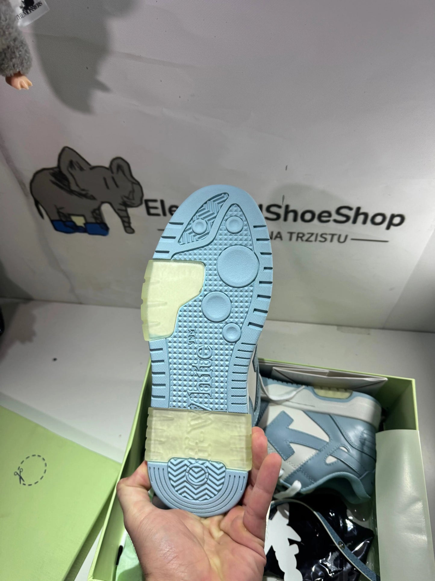 Off White Out the Office Baby Blue (Odmah Dostupne) br 42 Elephand.shoes