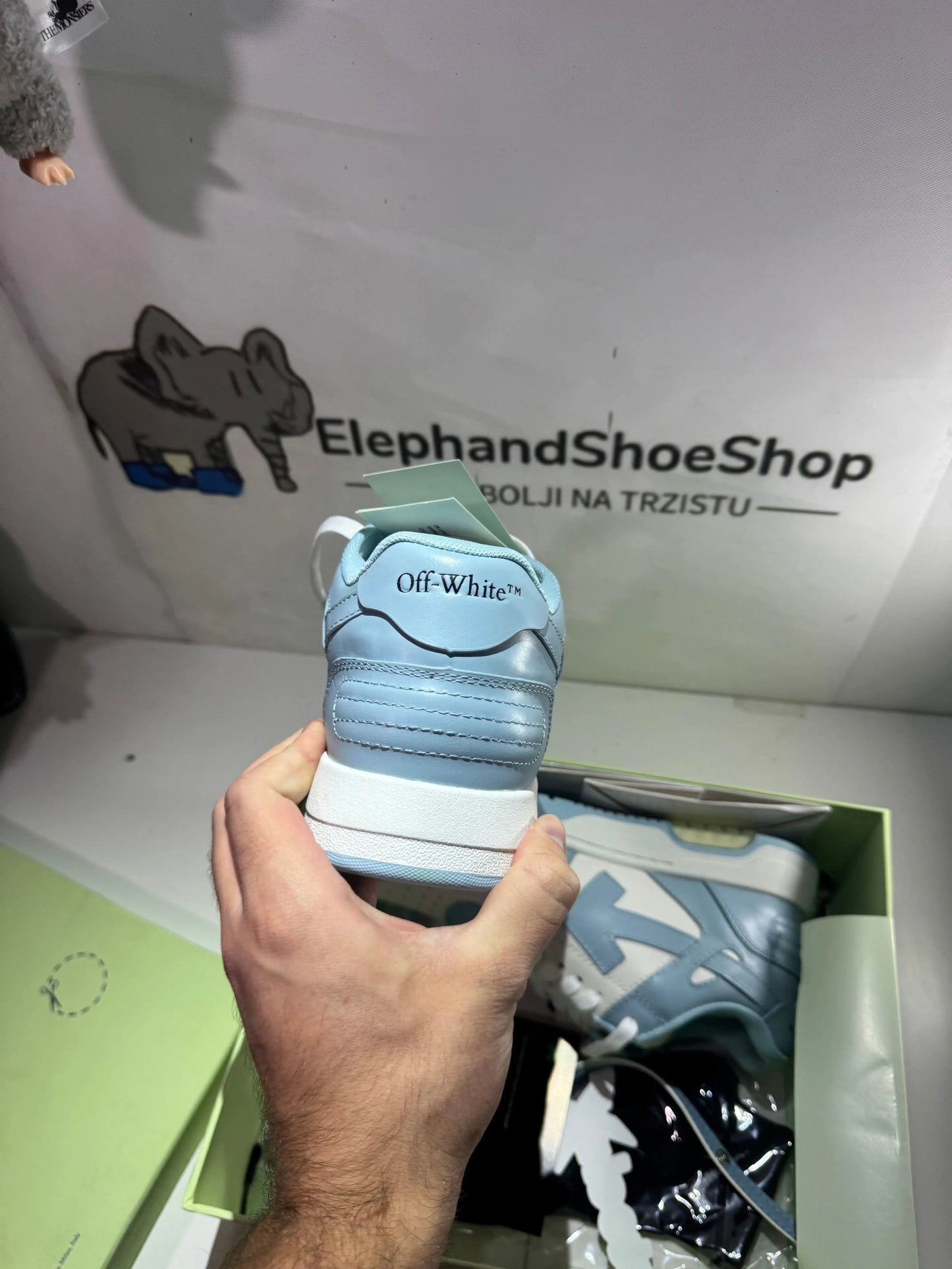 Off White Out the Office Baby Blue (Odmah Dostupne) br 42 Elephand.shoes