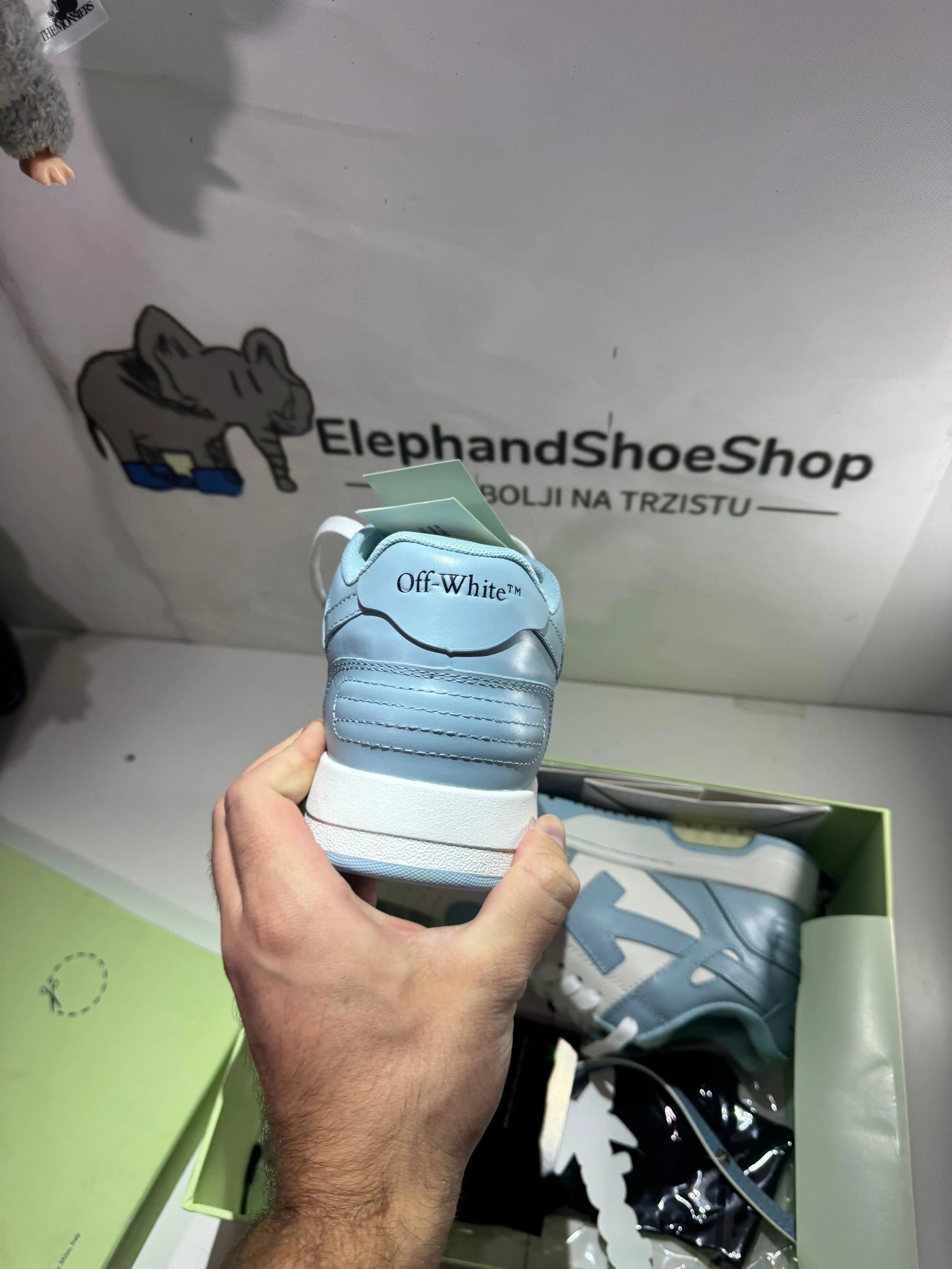 Off White Out the Office Baby Blue (Odmah Dostupne) br 42 Elephand.shoes
