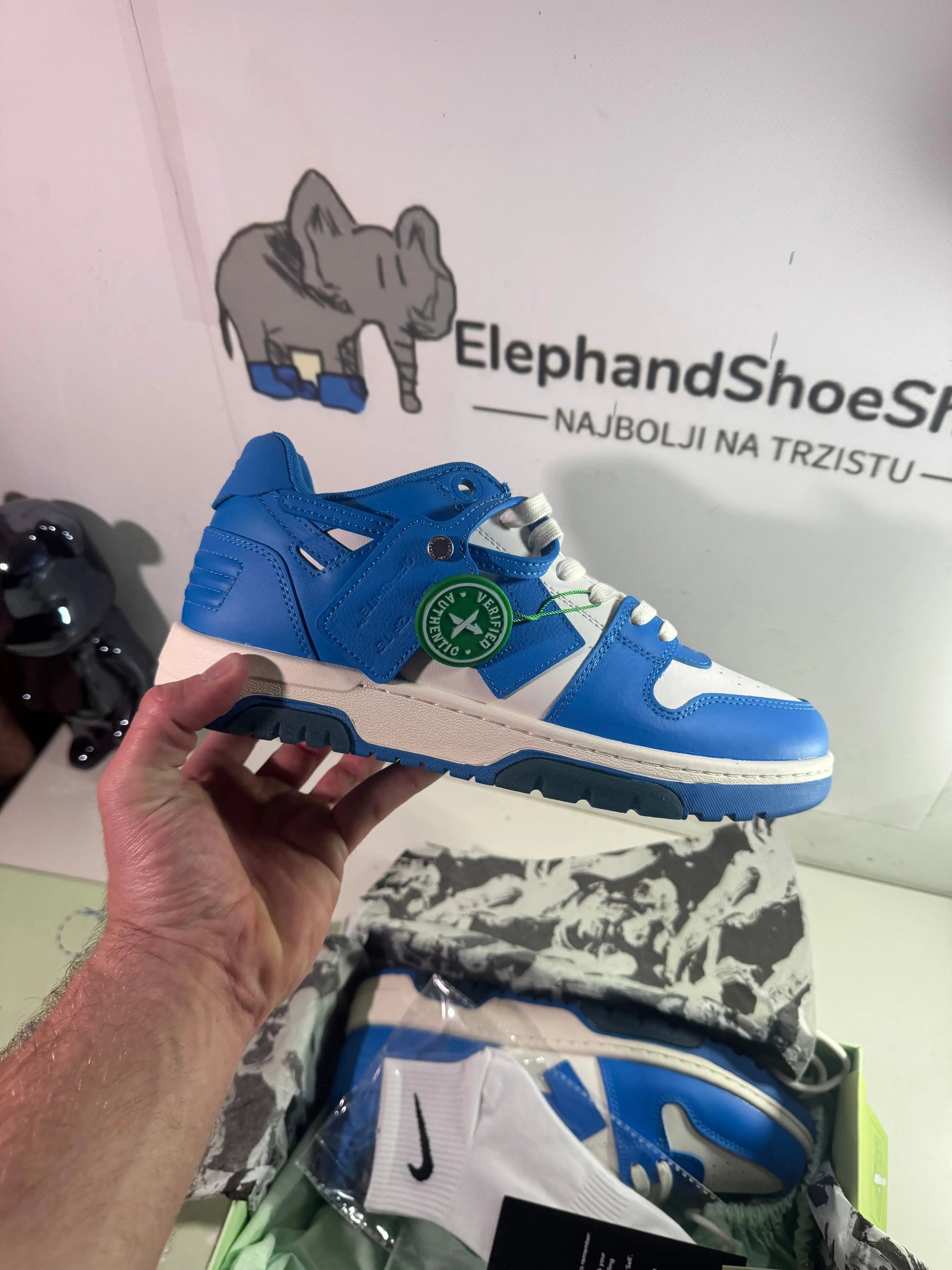 Off White Out the Office Blue (Odmah Dostupne) br 38 Elephand.shoes