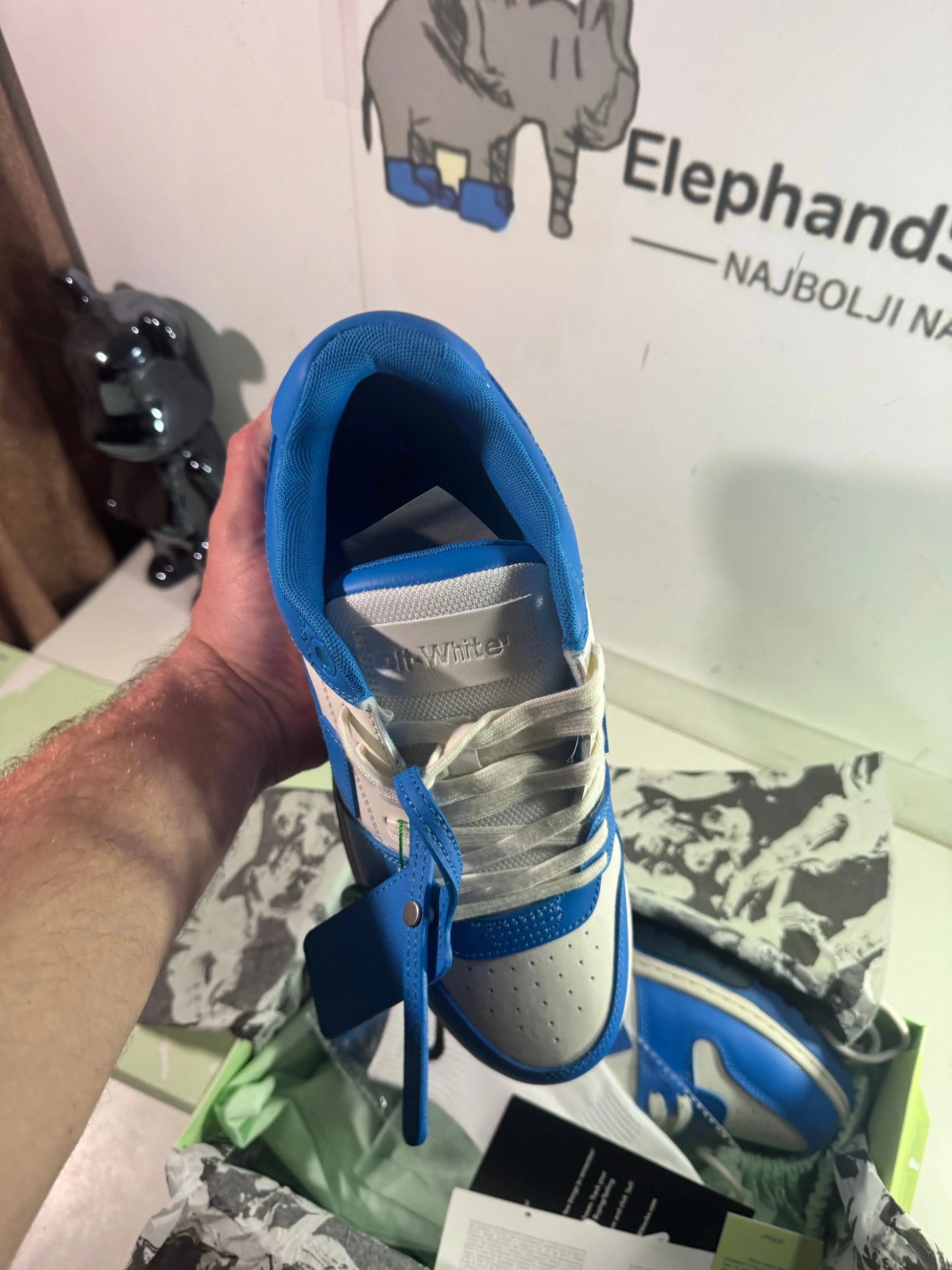 Off White Out the Office Blue (Odmah Dostupne) br 38 Elephand.shoes