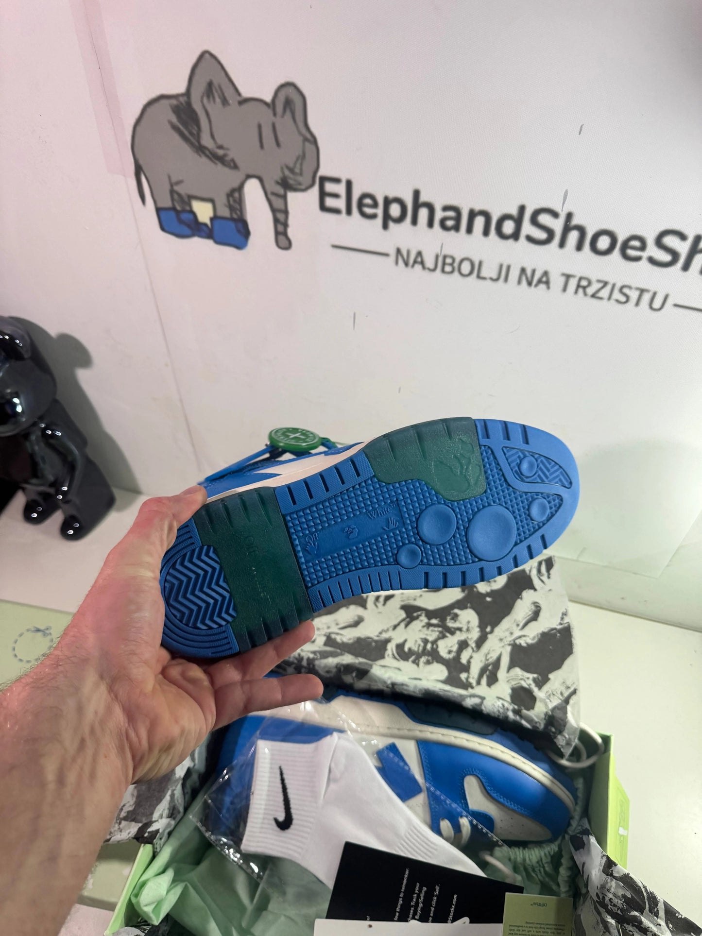 Off White Out the Office Blue (Odmah Dostupne) br 38 Elephand.shoes