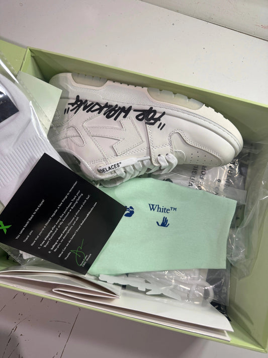 Off White Out the Office White Graffiti (Odmah Dostupne) br 38 42 44 Elephand.shoes