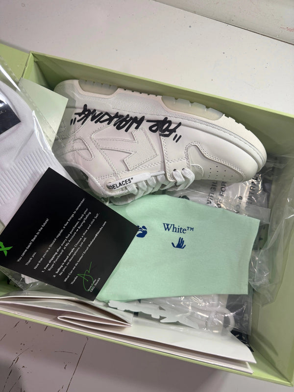 Off White Out the Office White Graffiti tenisice — bočni prikaz