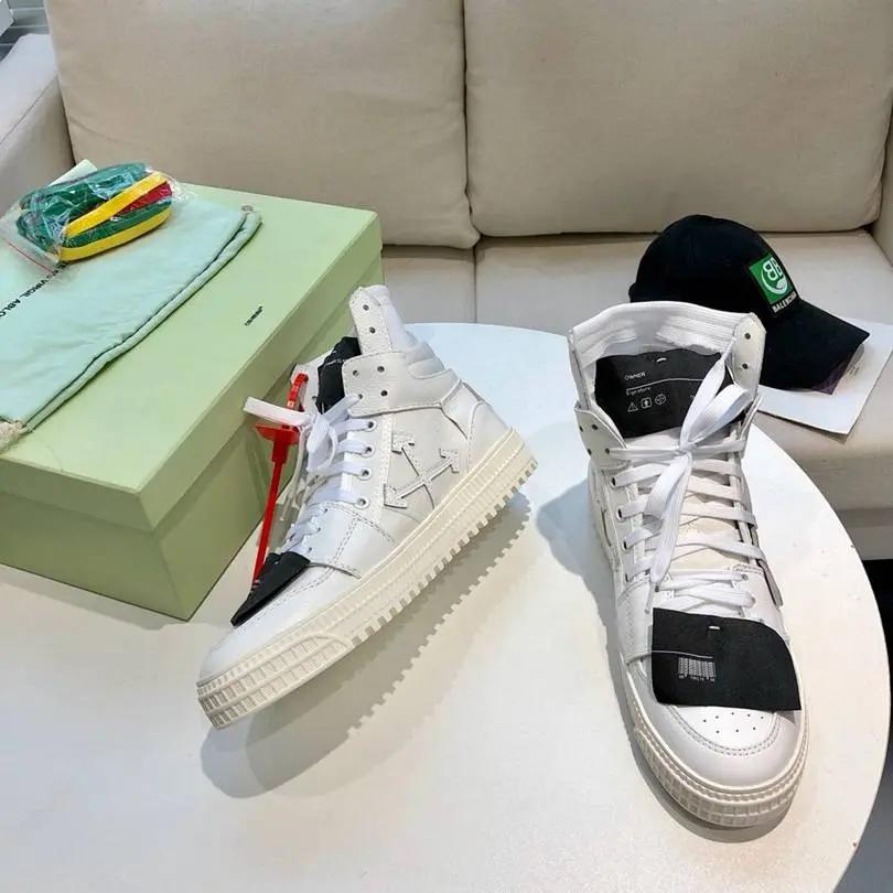 Off-White "Off-Court" 3.0 High-Top Black Elephand.shoes