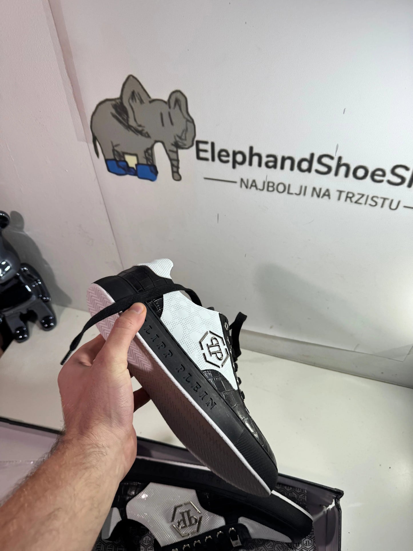 Philip Plein Black White (Odmah Dostupne) br 43 45 Elephand.shoes