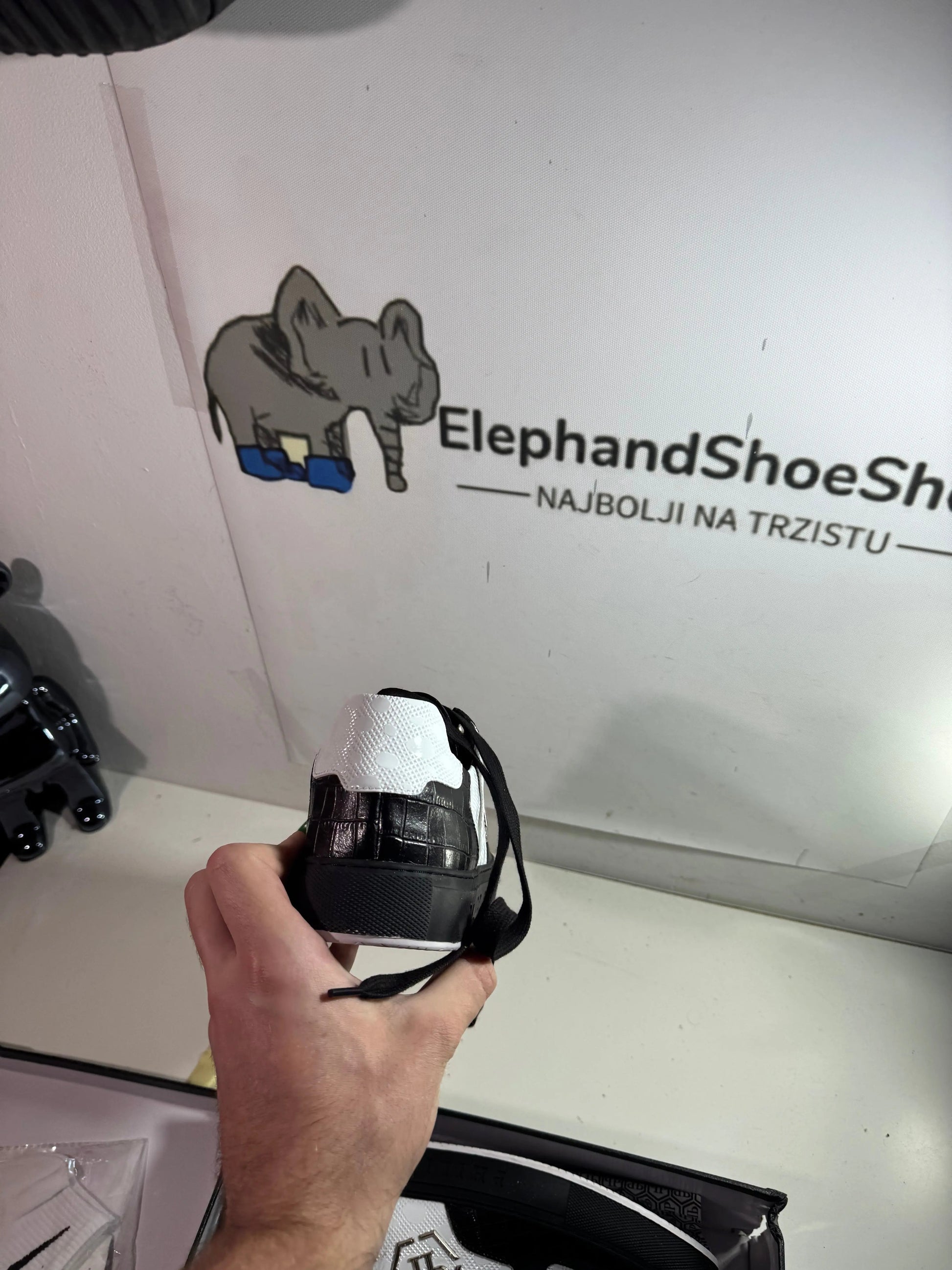 Philip Plein Black White (Odmah Dostupne) br 43 45 Elephand.shoes