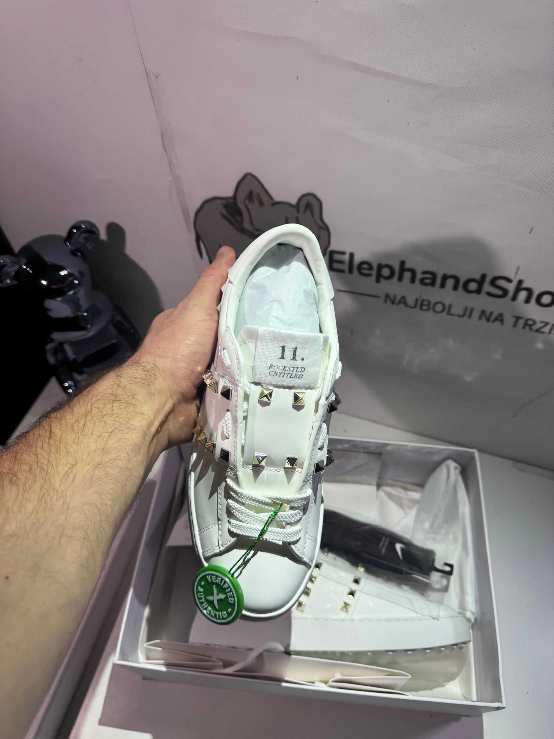 Valentino White (Odmah dostupne) br 39 Elephand.shoes