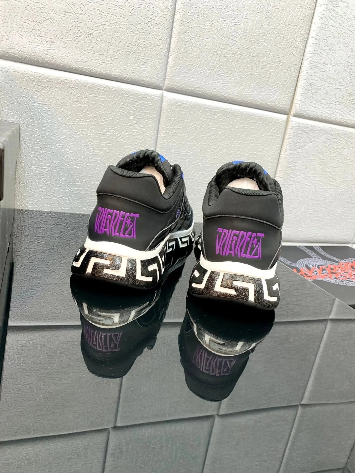 Versace Blue Purple Elephand.shoes