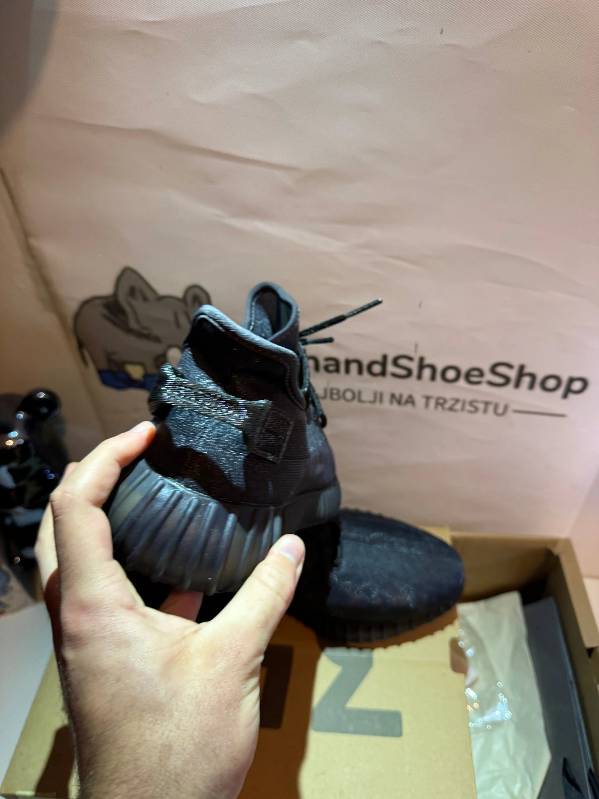 Yeezy Mono Black (Odmah dostupne) br 43 Elephand.shoes