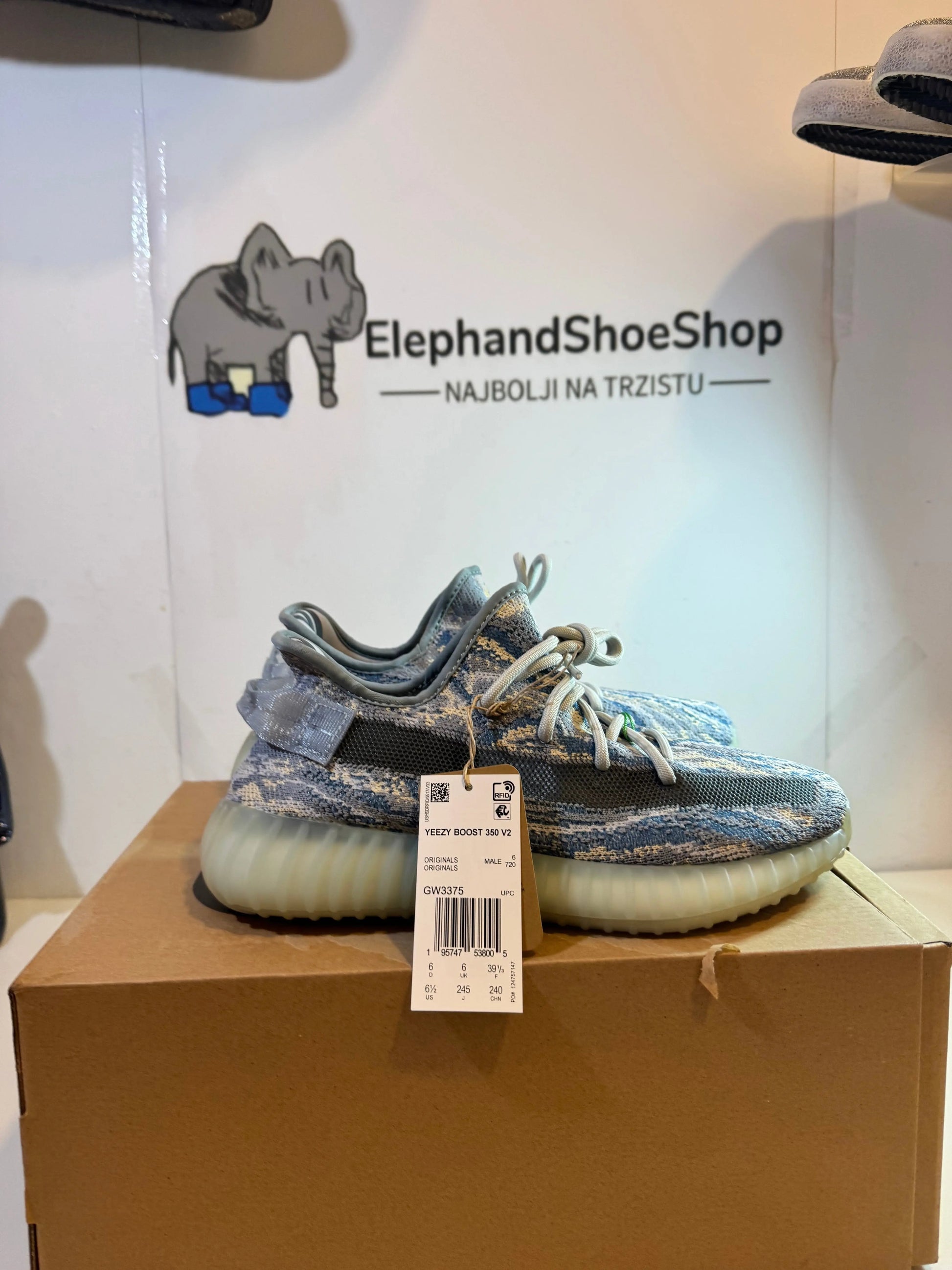 Yeezy Mx Blue (Odmah dostupne) br 37 38 39 42 Elephand.shoes