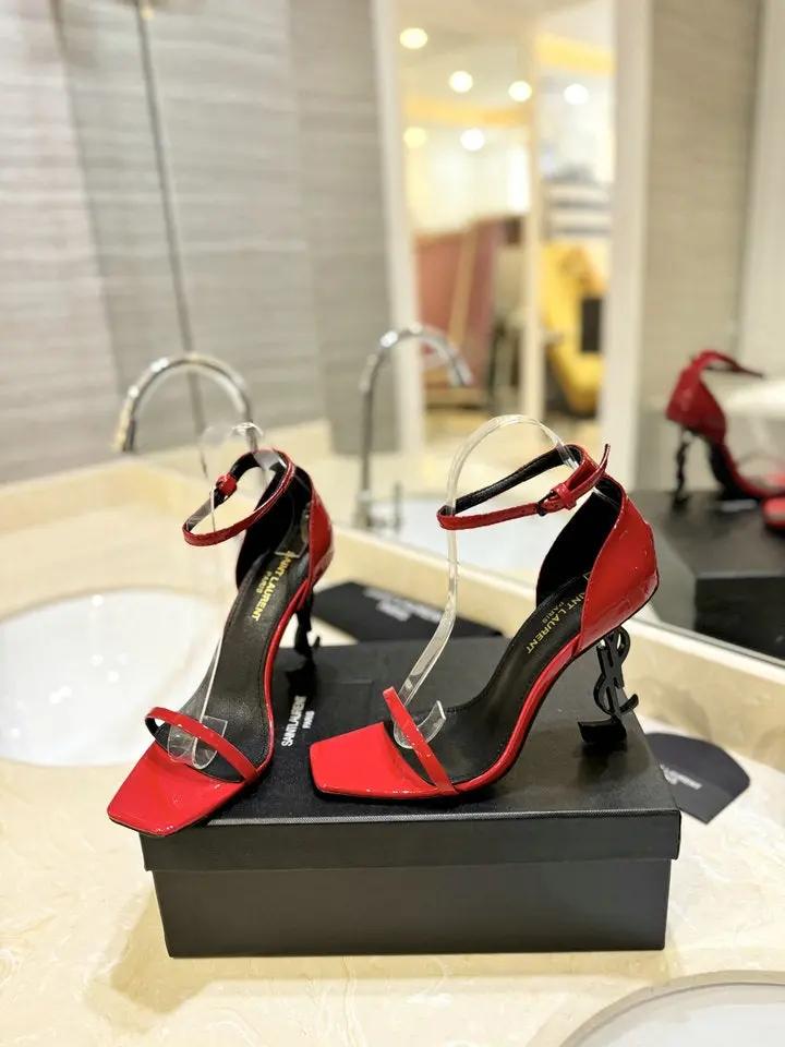 Ysl High Heels Red Elephand.shoes