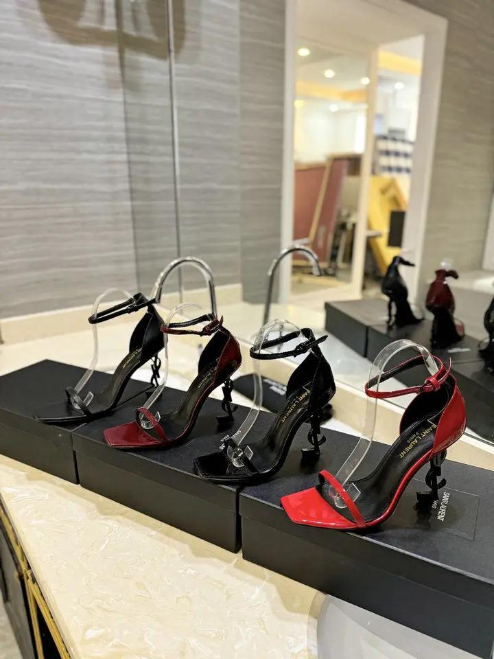 Ysl High Heels Red Elephand.shoes