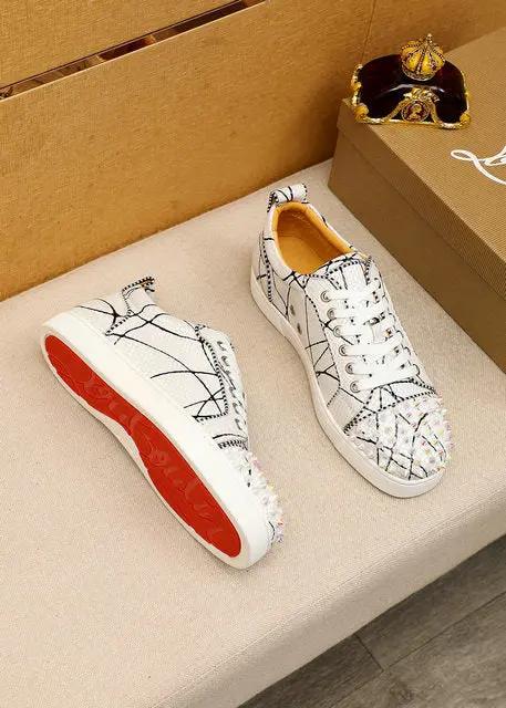 Louboutin White tenisice — bočni prikaz