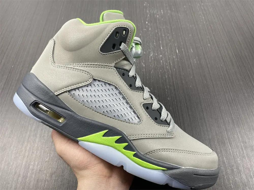 Air Jordan 5 Grean Bean Elephand.shoes