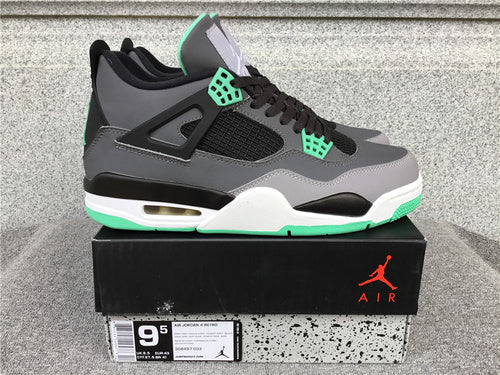 Air Jordan 4  Green glow