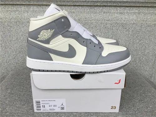 Air Jordan 1 Mid "Grey Sail" Elephand.shoes