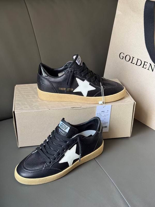 Golden Goose Whole Black tenisice — bočni prikaz
