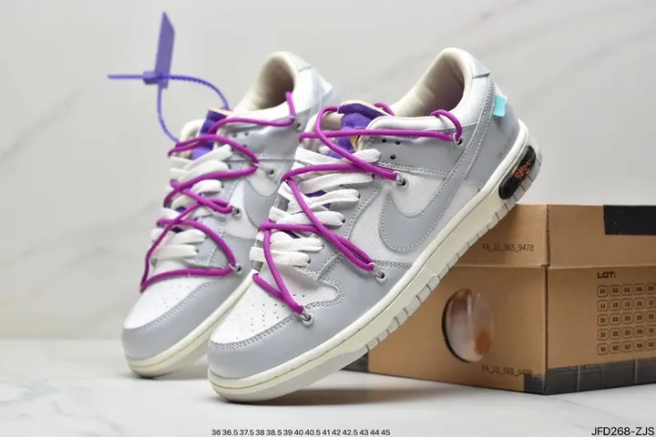 Off White Dunk "lot 28" tenisice — bočni prikaz