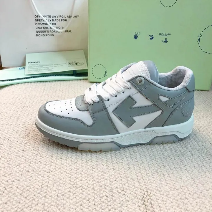 OFF-WHITE out the office Grey popust tenisice — bočni prikaz