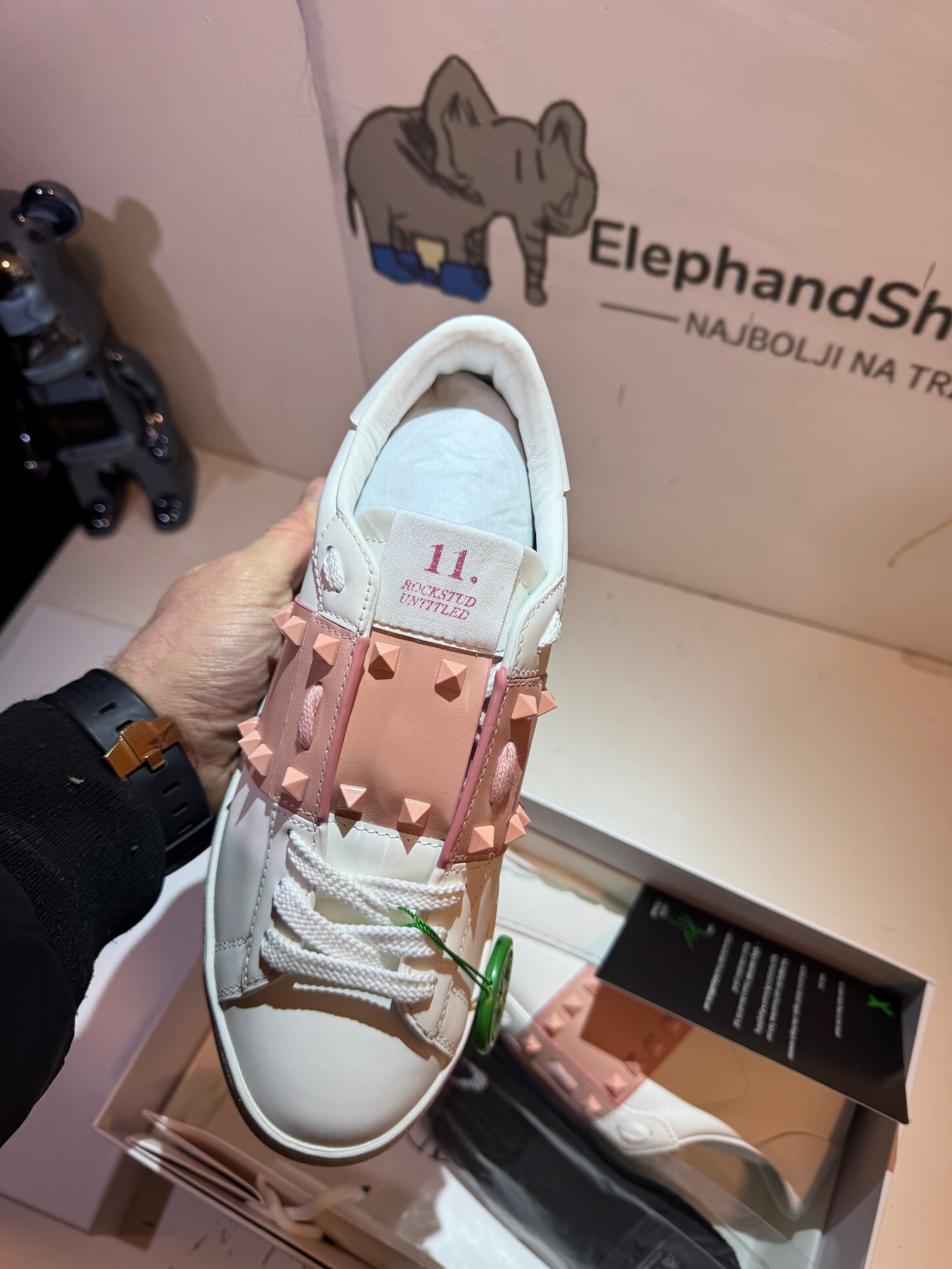 Valentino Rose tenisice — gornji prikaz
